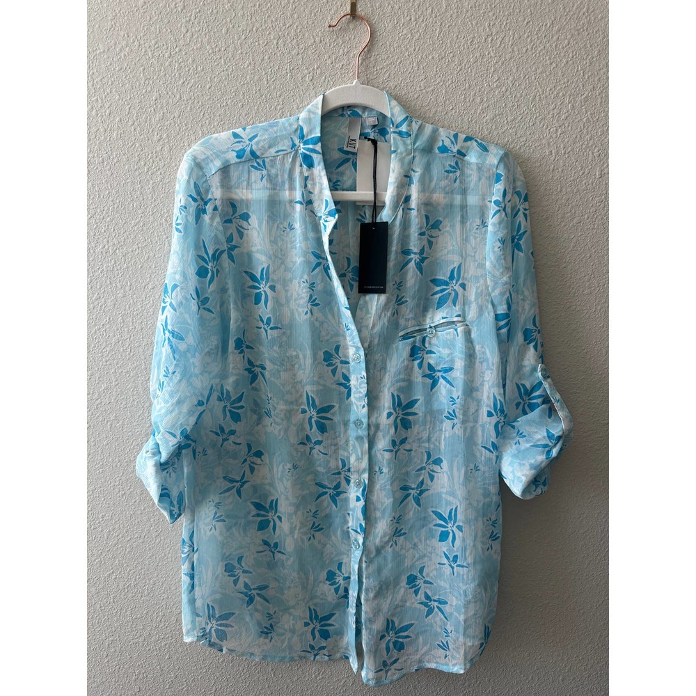 KUT JASMINE TOP IN NICCOLO-LT BLUE - Picture 10 of 15